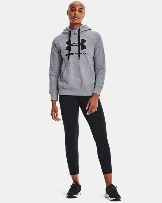 Rival Fleece Logo Hoodie-GRY,XS image number 2