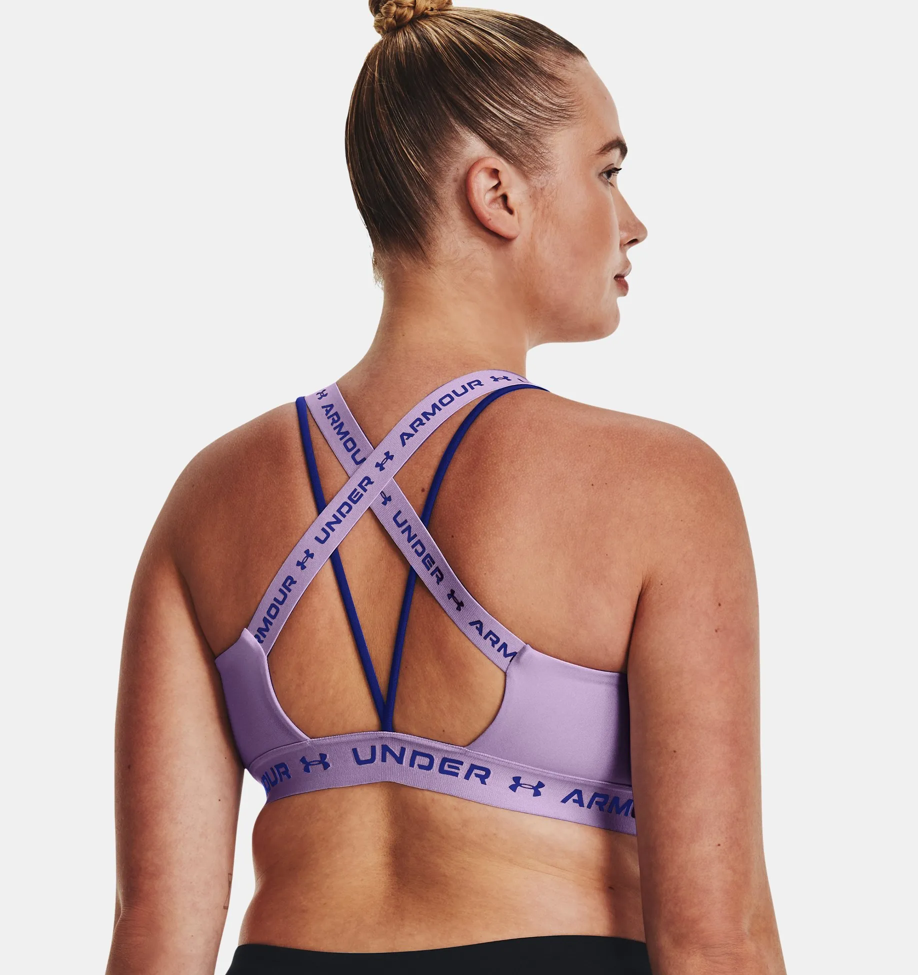 Bra deportivo UA Crossback Low para mujer image number 7