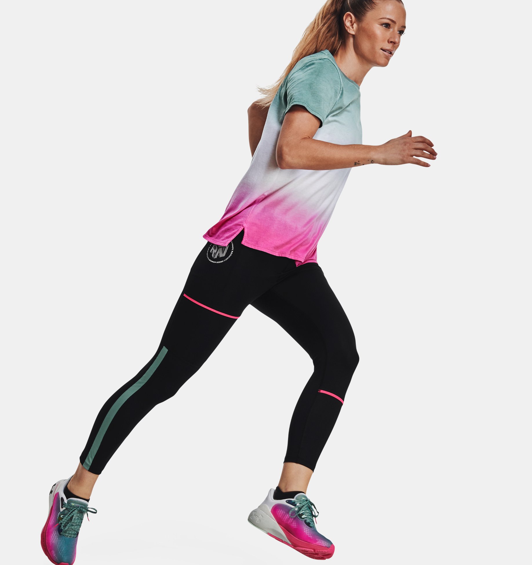 Calzas UA Run Anywhere Ankle para mujer image number 2