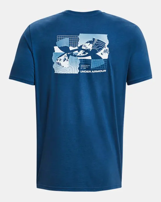 UA OUTDOOR TEAR GRID SS ARG-BLU,XL image number 5