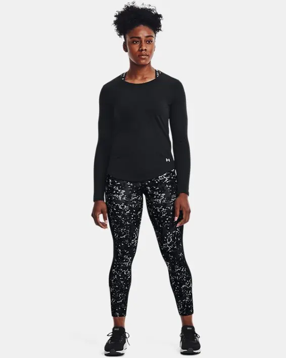 Calza tobillera UA Fly Fast 3.0 Printed para mujer image number 2