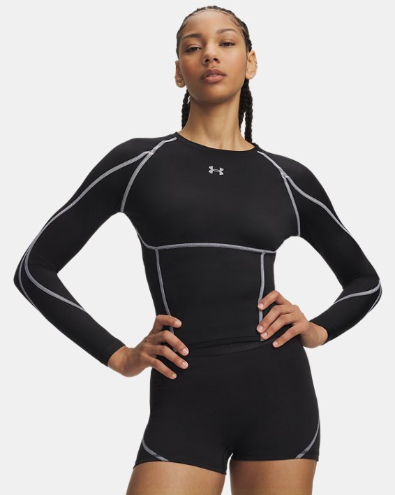 Remera de compresi&oacute;n UA Heatgear Elite Ls de Entrenamiento para Mujer