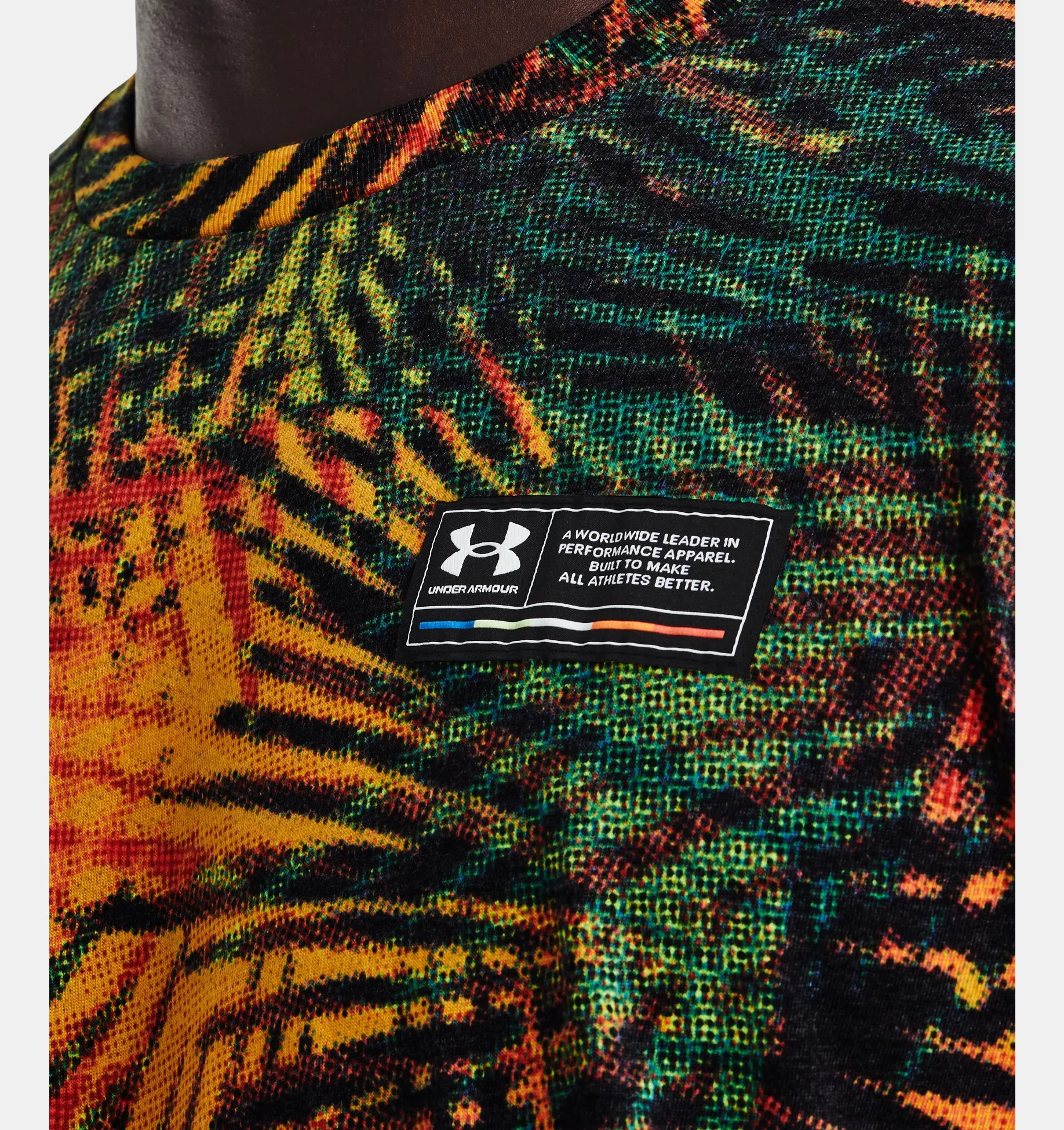 Remera UA Sport Palm Printed para hombre image number 3