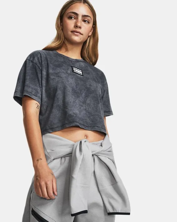 Remera de Entrenamiento Logo Washed Woven para Mujer image number 0