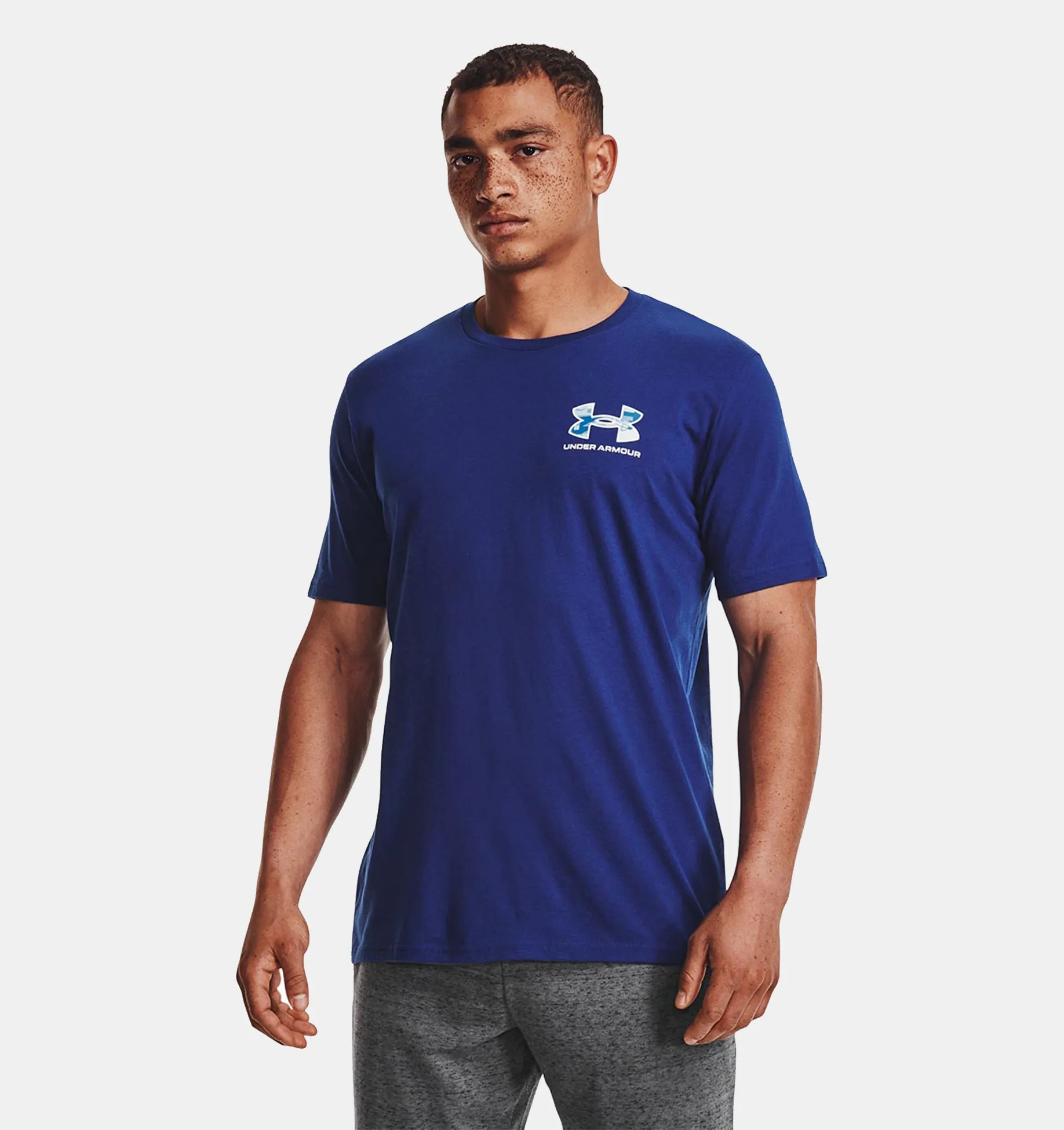 Remera de entrenamiento UA ABC camo fill para hombre image number 0