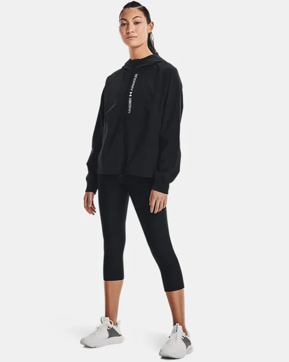 Rompeviento de Entrenamiento Woven Full-Zip para Mujer image number 2