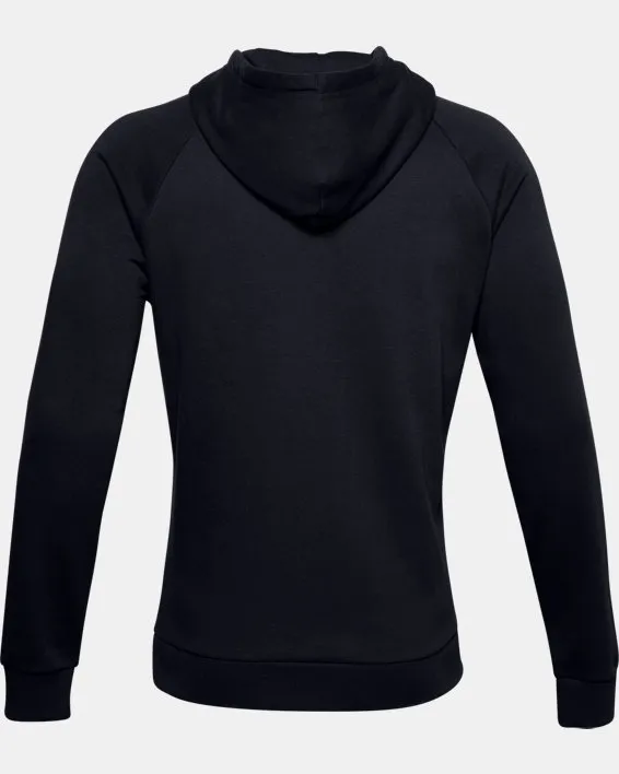 Buzo con capucha de tejido Fleece UA Rival Big Logo para hombre image number 4
