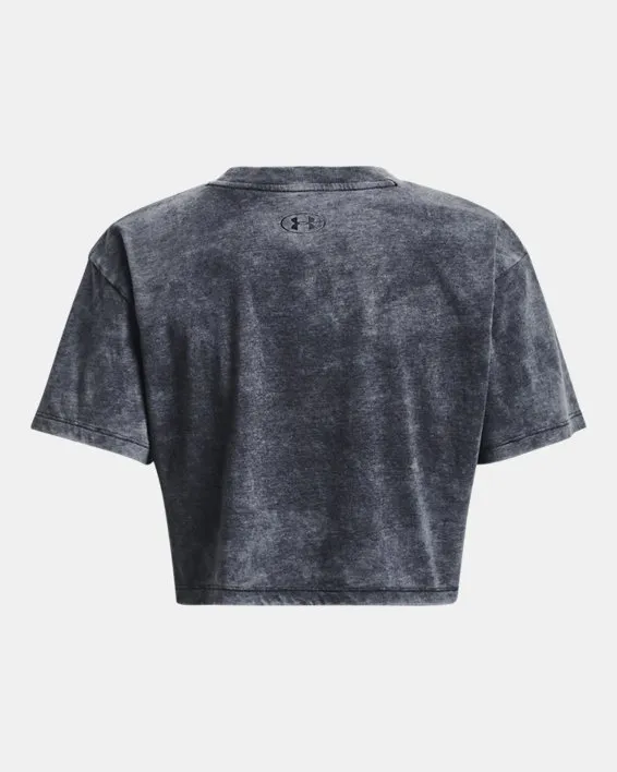 Remera de Entrenamiento Logo Washed Woven para Mujer image number 4