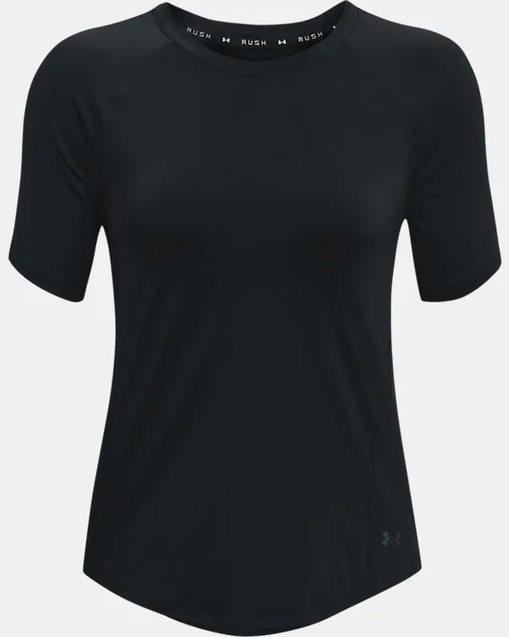 Remera manga corta UA RUSH para mujer image number 4