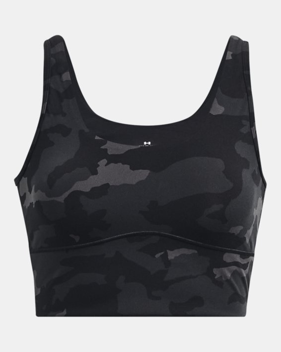  Top de entrenamiento UA Meridian Fitted Printed Crop para mujer image number 3