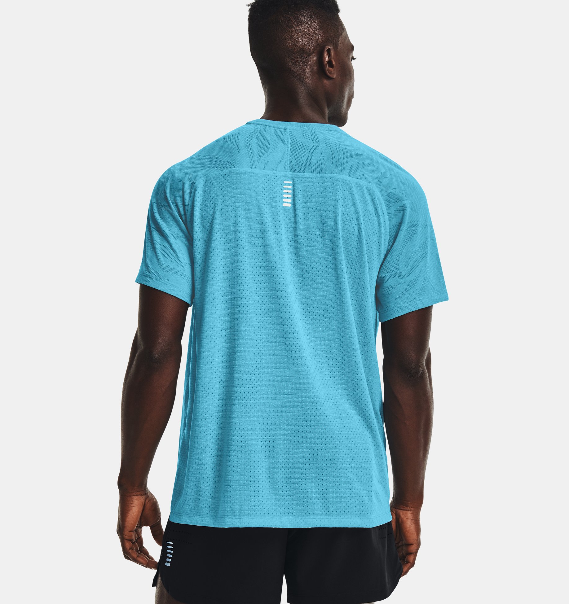 Remera UA Streaker Jacquard para hombre image number 1