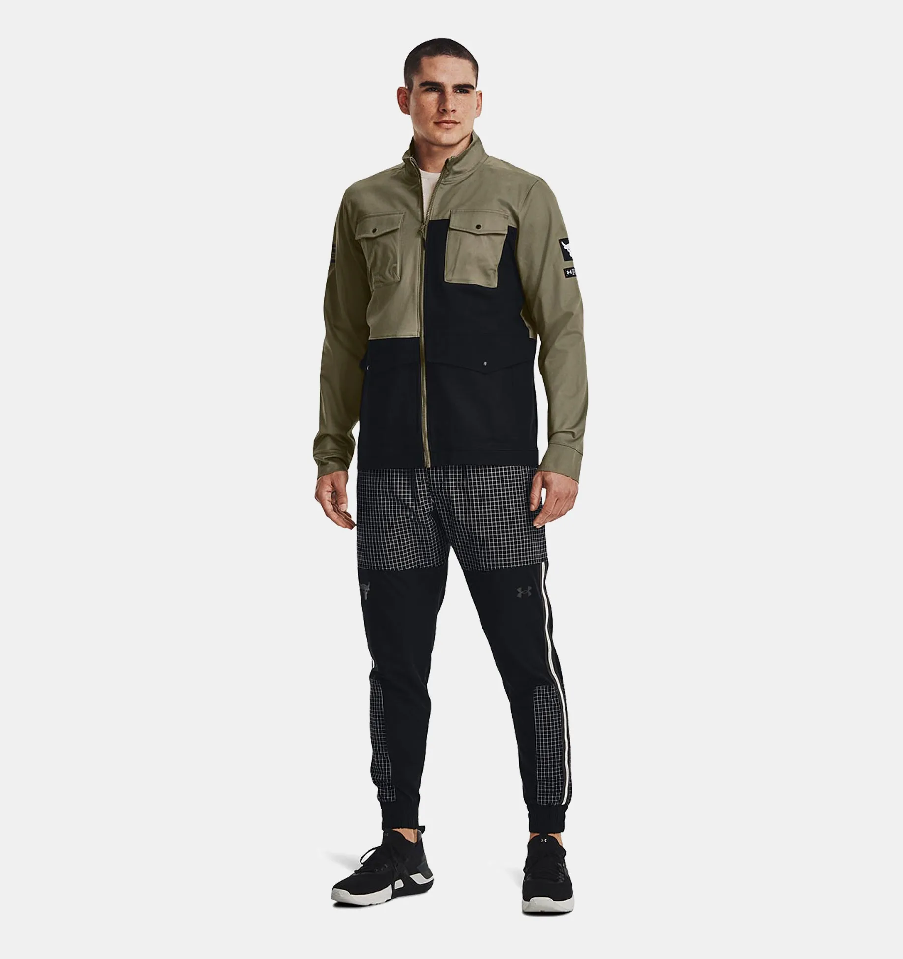 Campera con cierre UA Project Rock para hombre image number 2