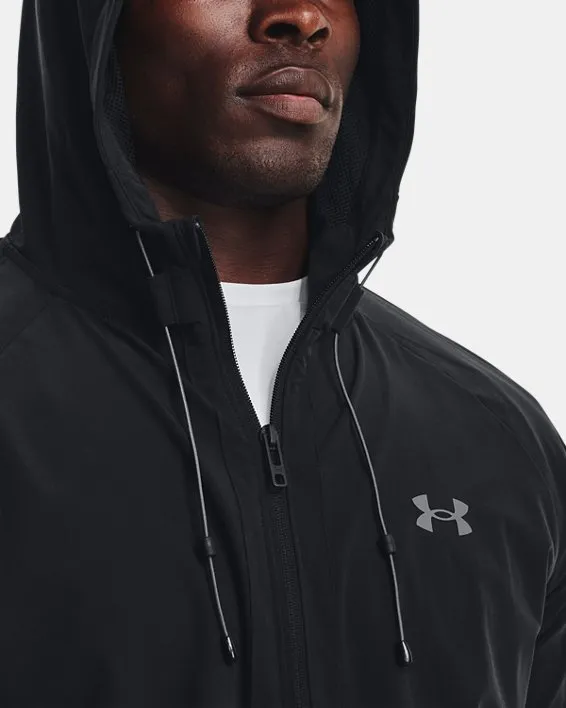 UA Stretch Woven Windbreaker image number 3