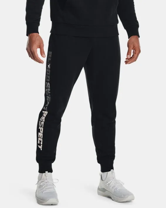 Jogger UA Project Rock Rival Fleece para Hombre image number 0
