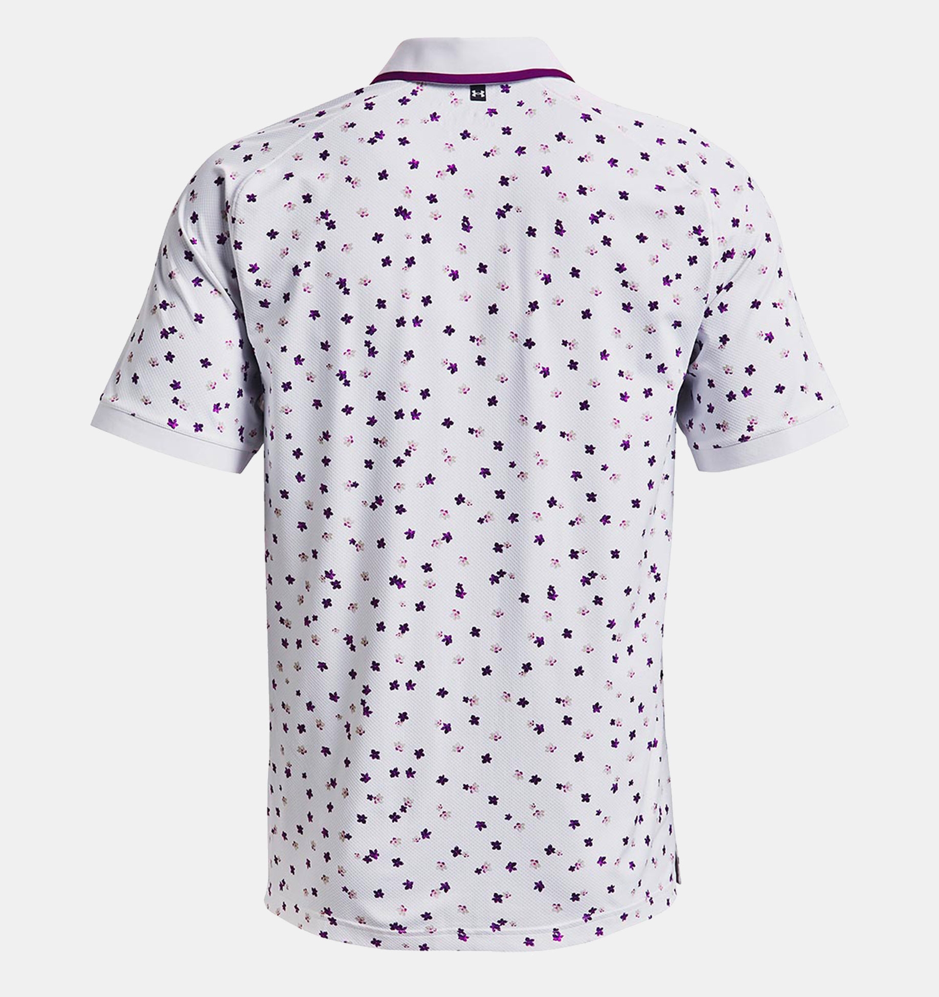 UA Iso-Chill Floral Polo-WHT,SM image number 6