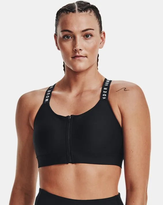 UA Infinity High Bra Zip image number 2