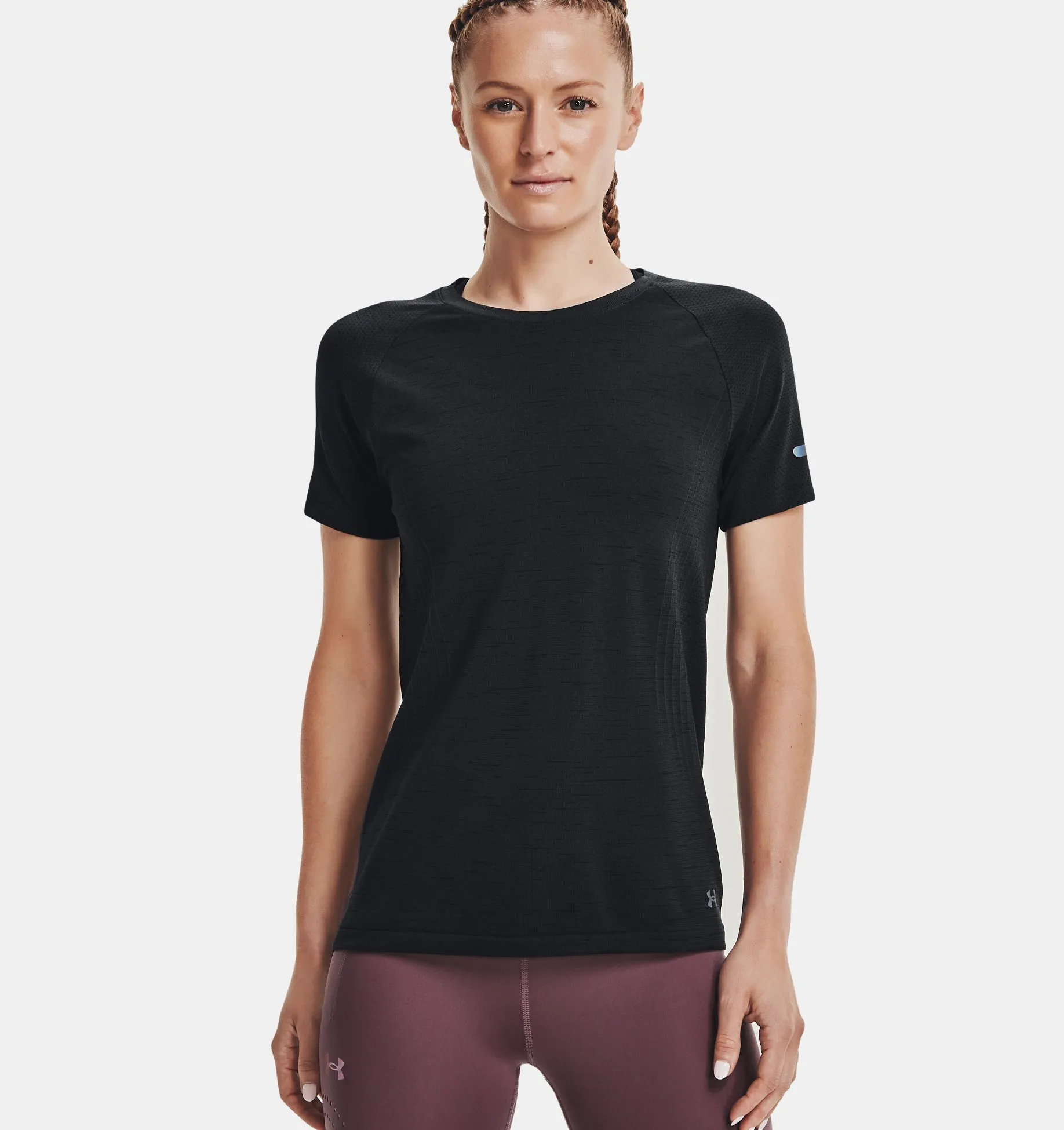 Remera UA Seamless Run para mujer image number 0