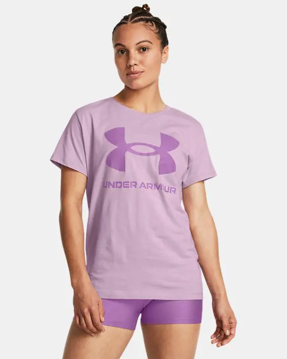 UA W SPORTSTYLE LOGO SS