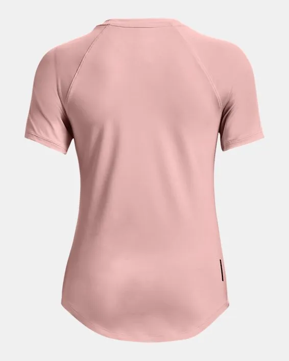 Remera manga corta UA RUSH para mujer image number 5