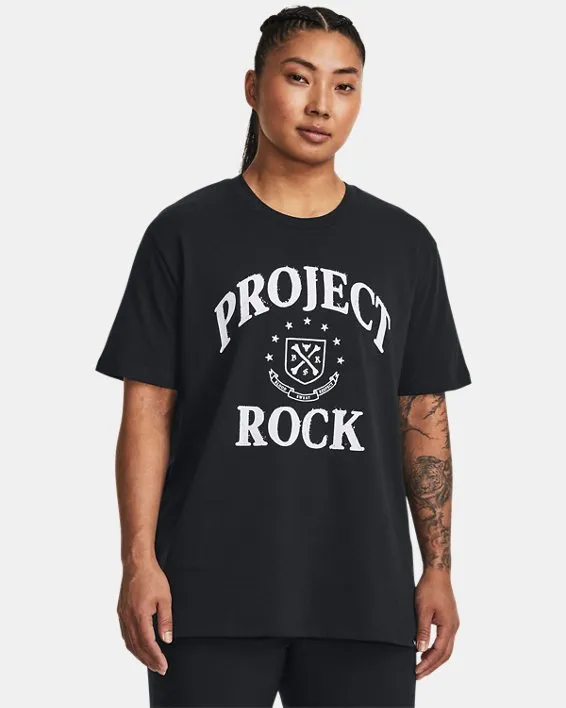 Remera de Entrenamiento Project Rock Campus Heavyweight para Mujer image number 0
