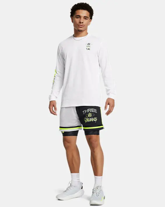 Remera de Basketball manga larga Curry Verbiage Heavyweight para hombre image number 2