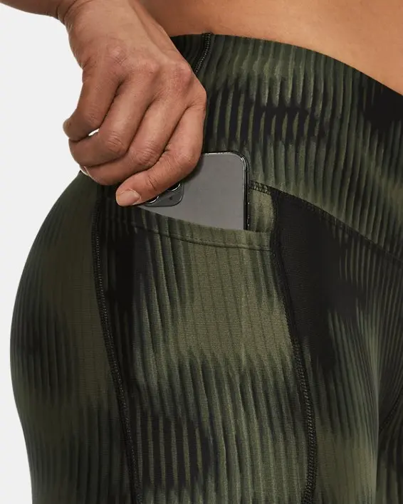 Leggings HeatGear® Armour No-Slip Waistband Printed Ankle para mujer image number 3