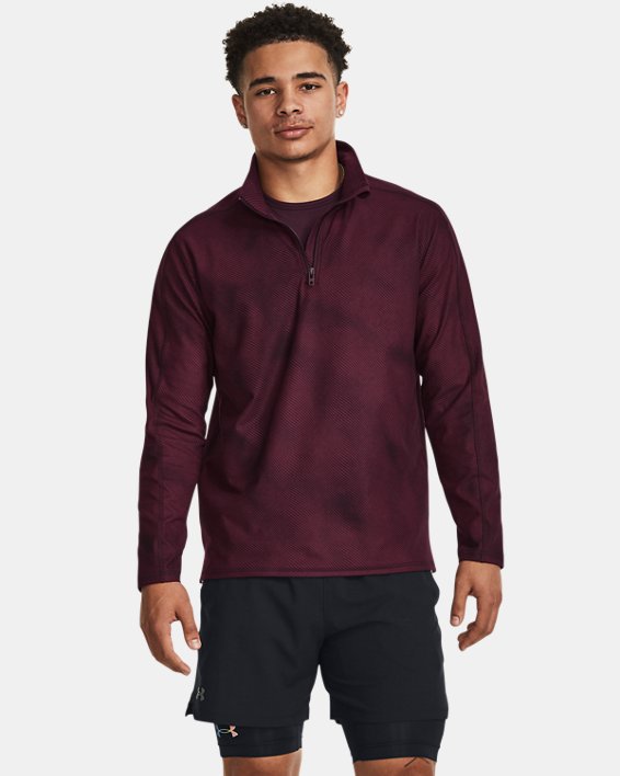 Buzo UA Meridian Printed ¼ Zip para hombre  image number 0