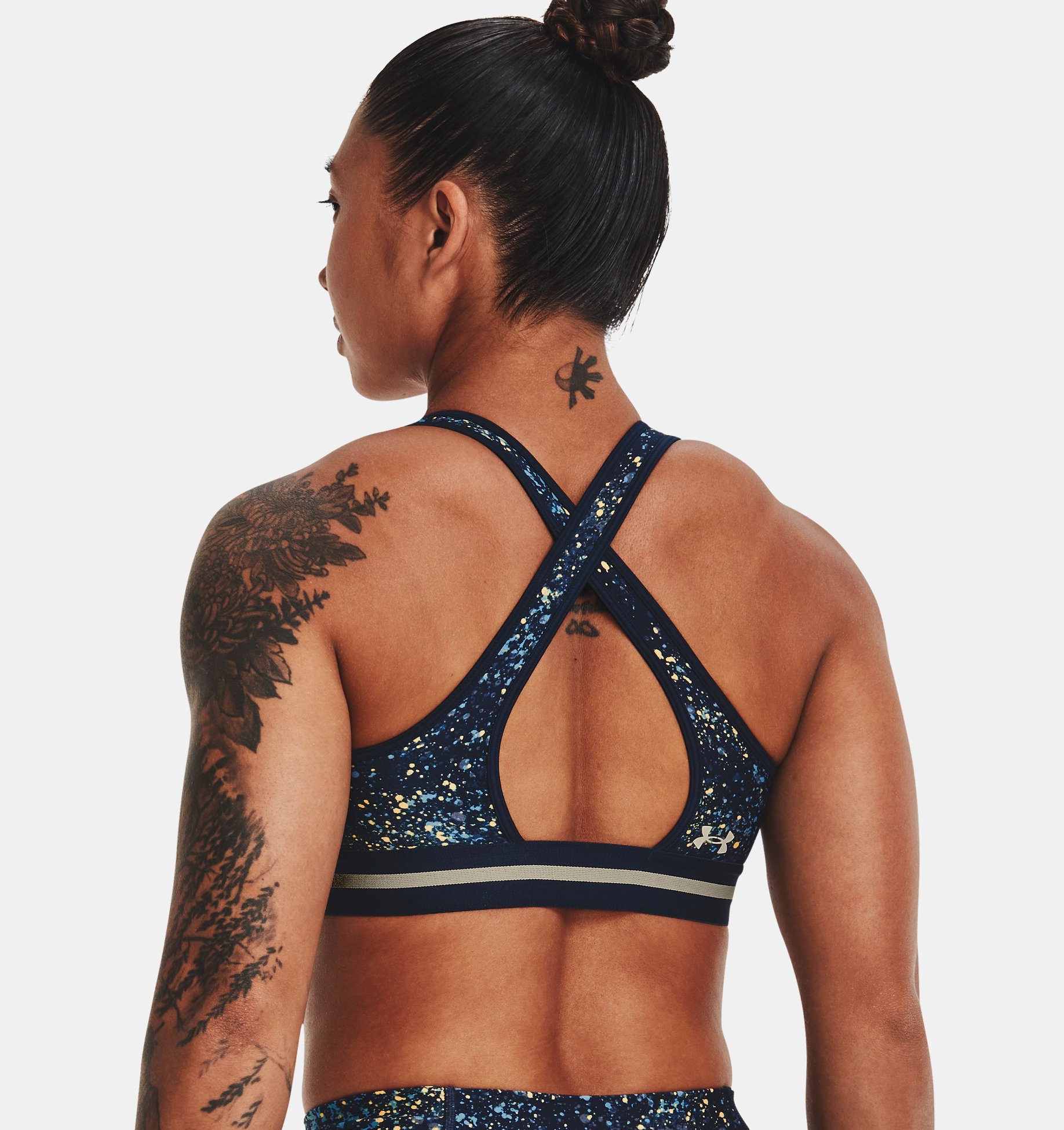 Bra de espalda cruzada Project Rock Printed para mujer image number 1