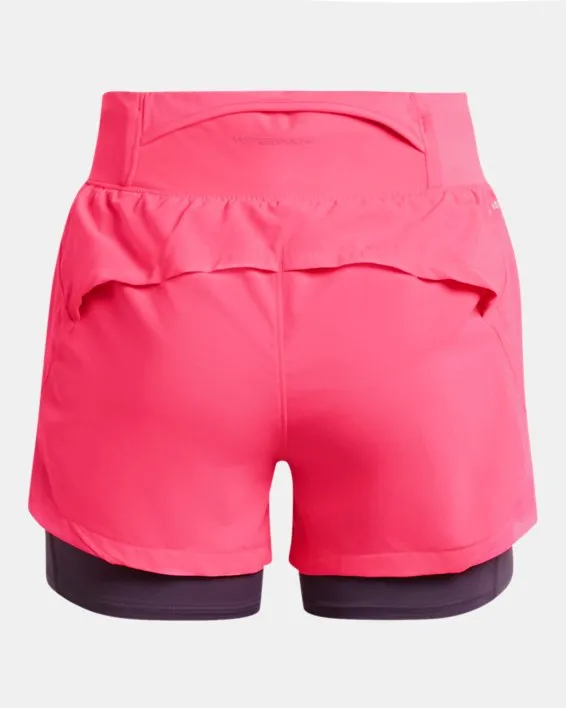 Short UA RUN STAMINA 2IN1 para Mujer image number 9