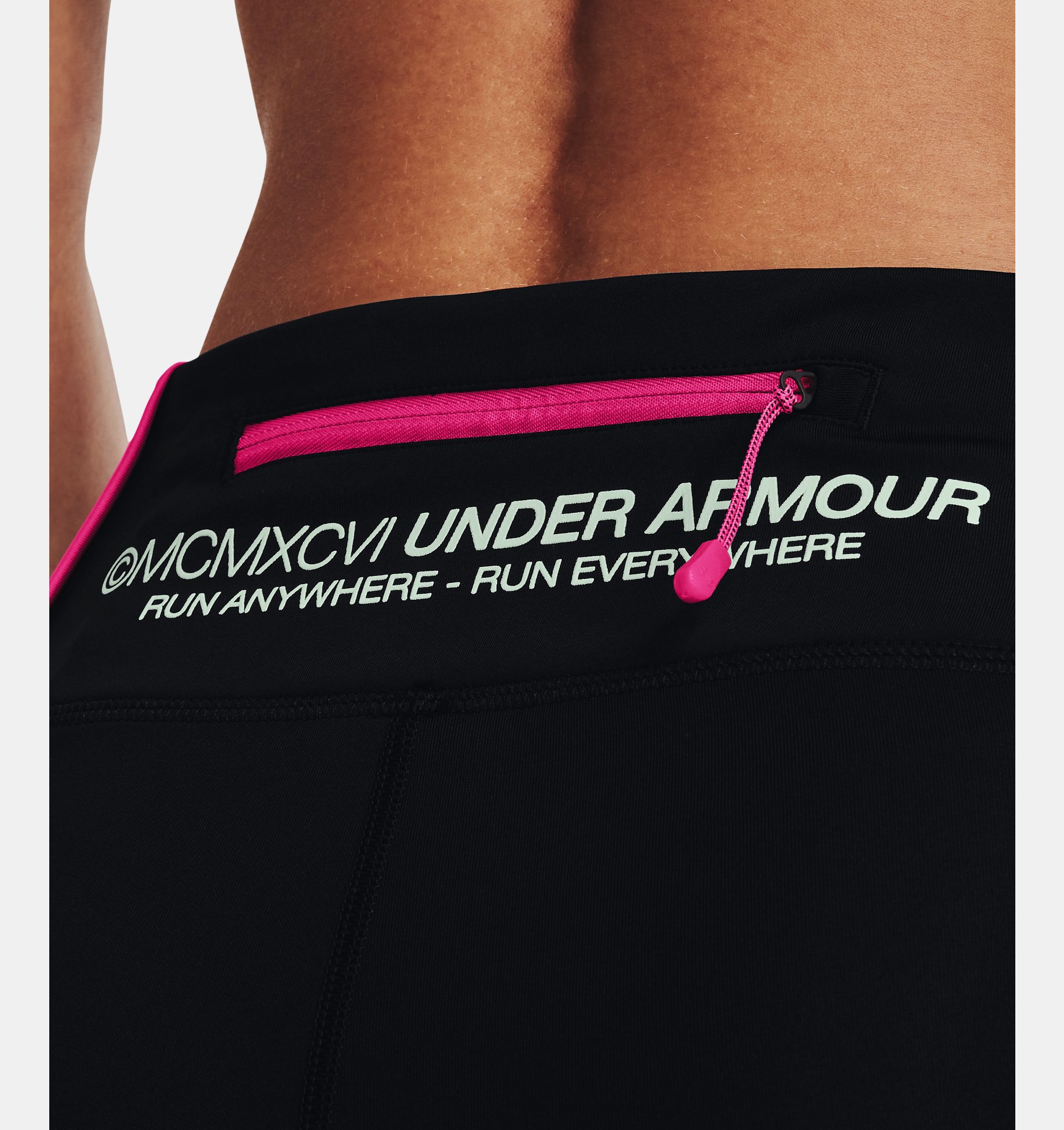 Biker UA Run Anywhere Half Tights para mujer image number 4