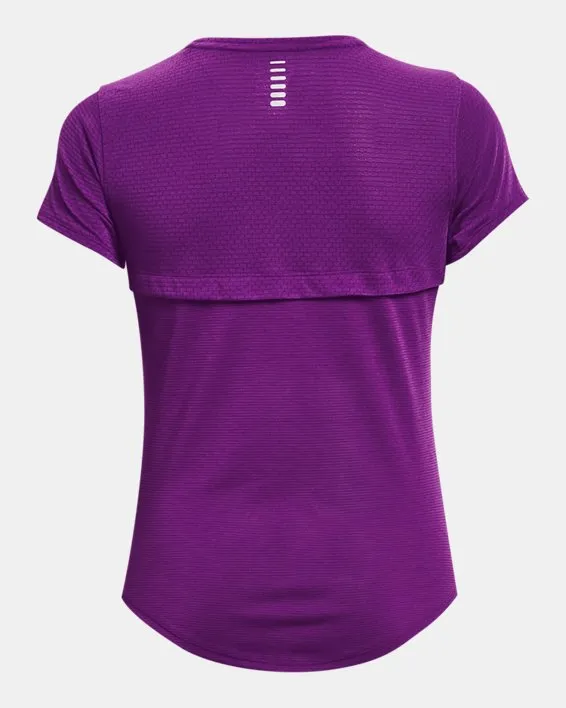 Remera manga corta UA Streaker Run para mujer image number 5