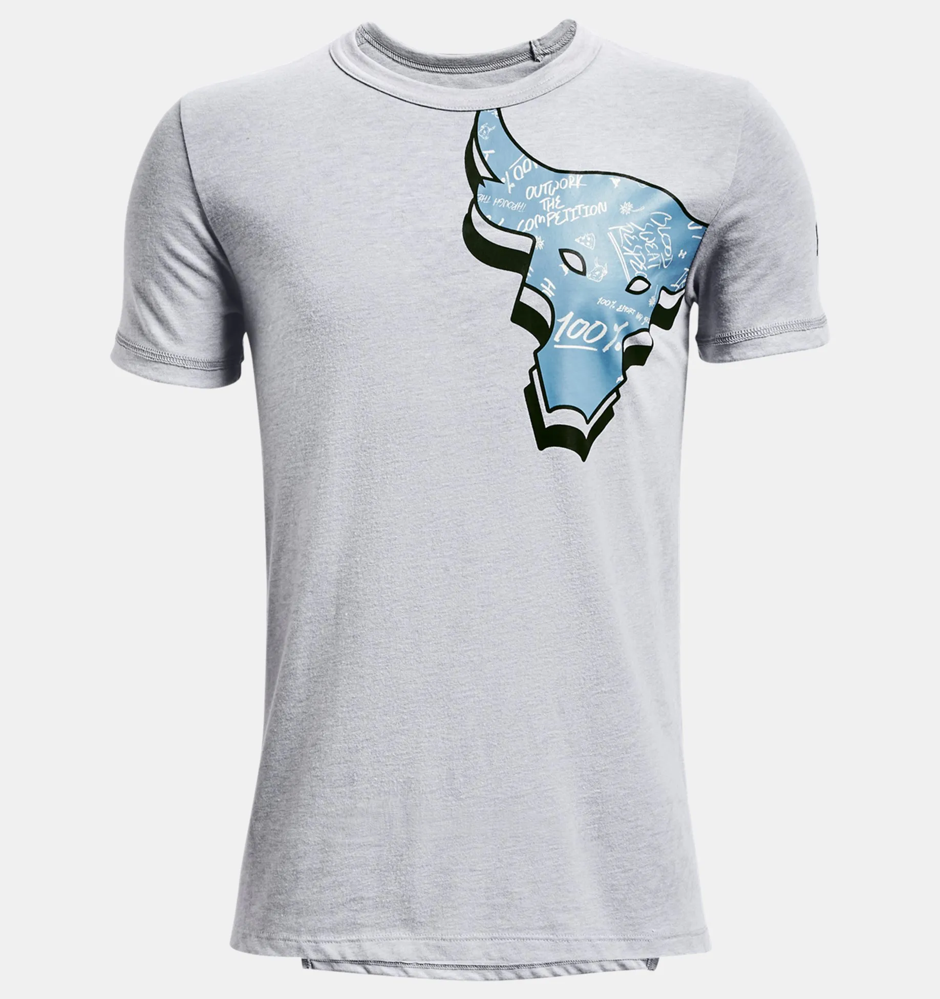 Remera UA Project Rock SMS SS para niños image number 0