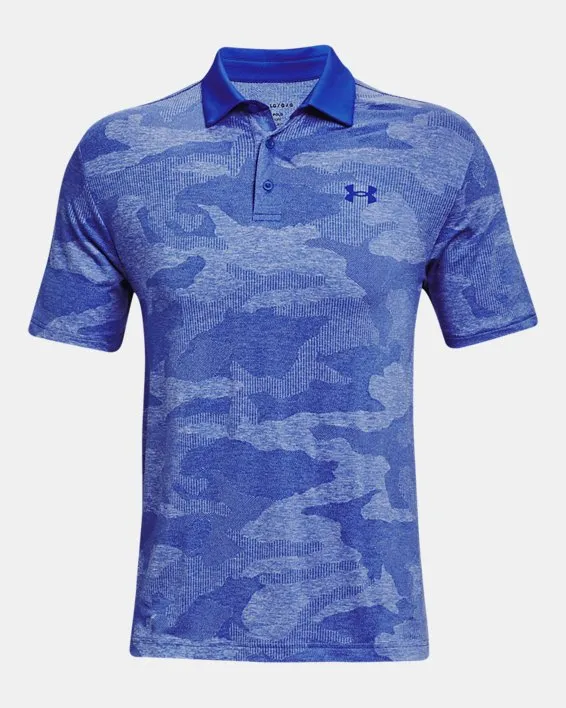 Chomba de Golf UA Playoff Camo Jacquard para Hombre image number 4