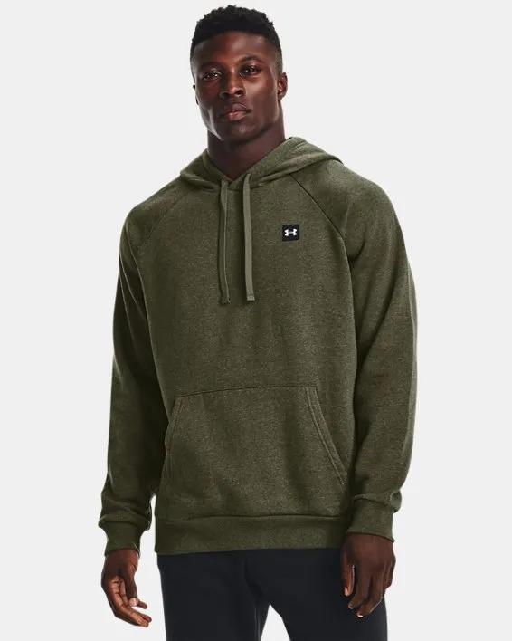 UA Rival Fleece Hoodie-GRN image number 0