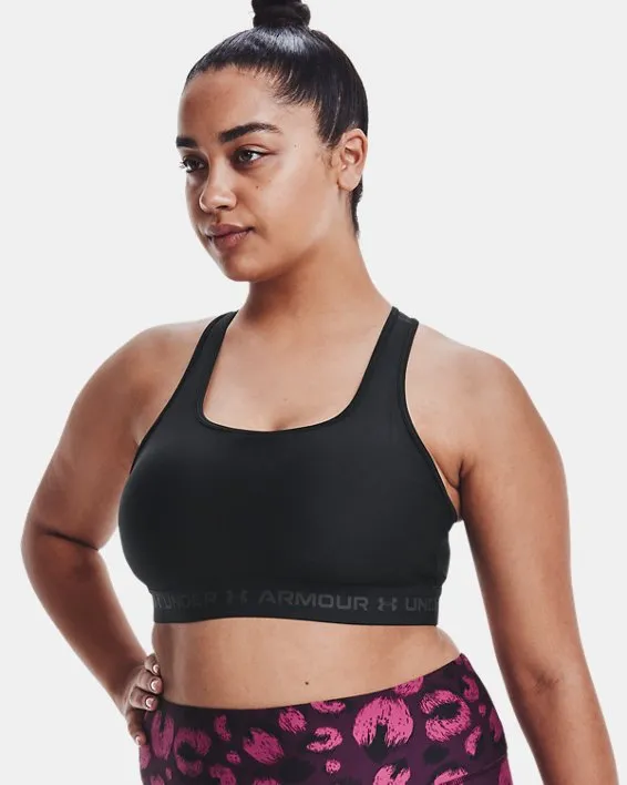 UA Crossback Mid Bra image number 4