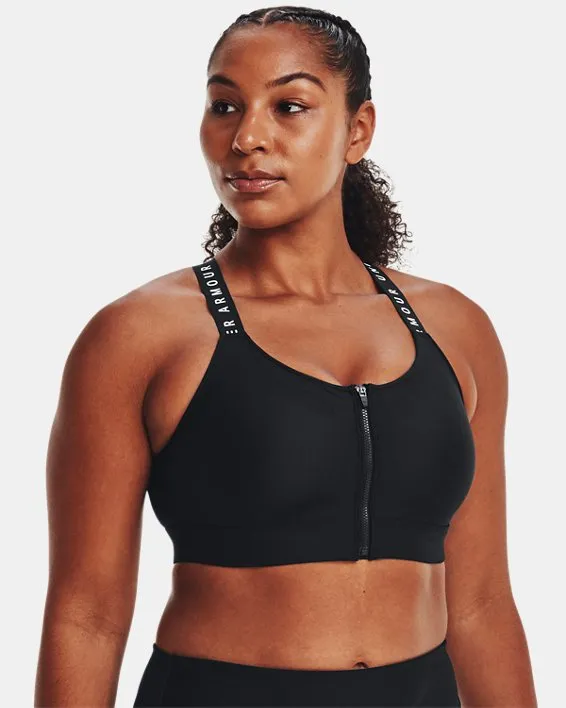 UA Infinity High Bra Zip image number 3