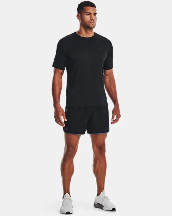 UA HIIT Woven 6in Shorts image number 2