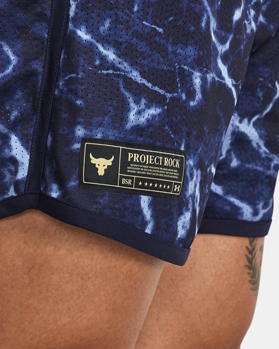 Short de entrenamiento con estampado Project Rock para hombre image number 3