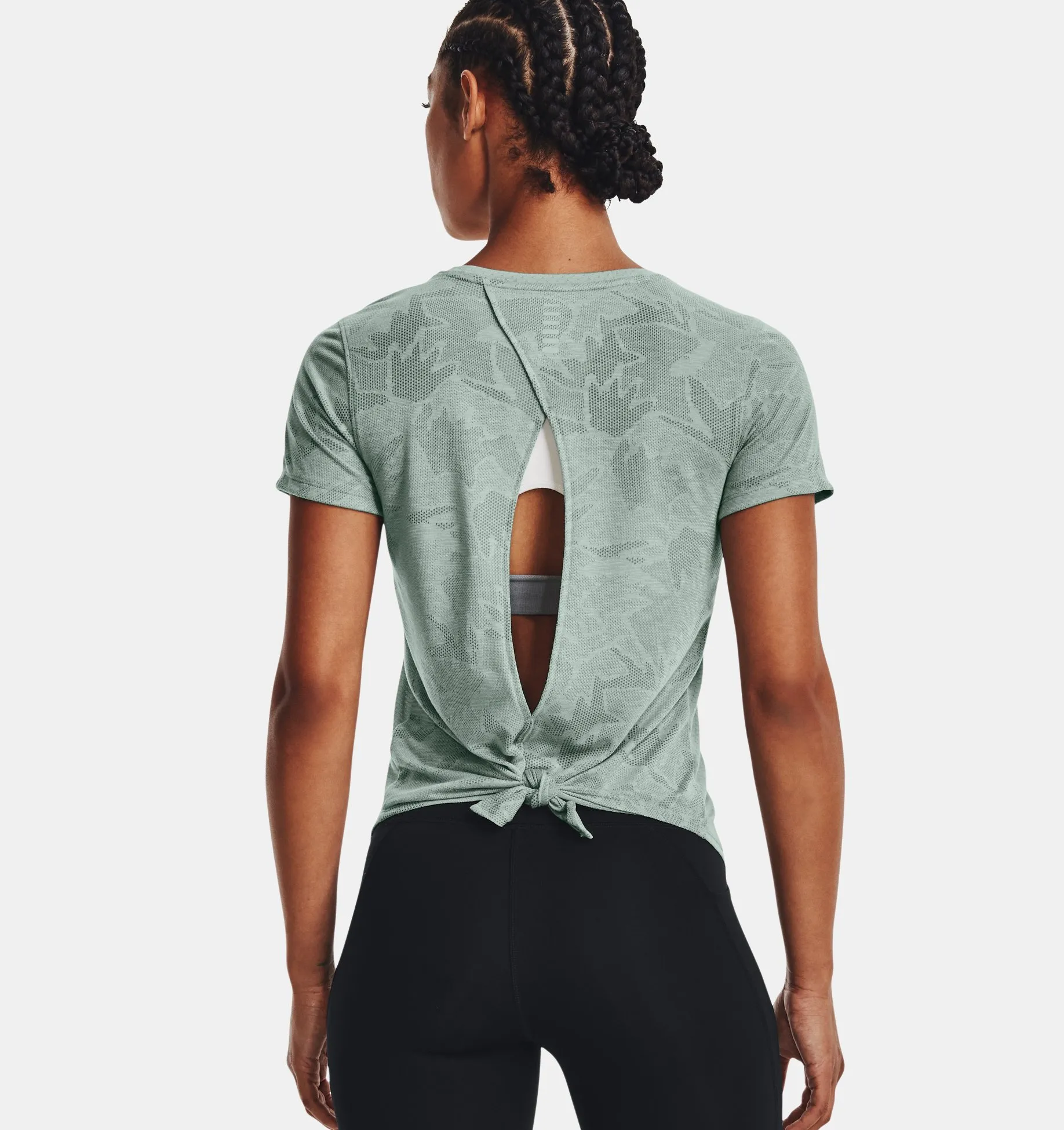 Remera de running UA Streaker SnowCloud para mujer image number 0