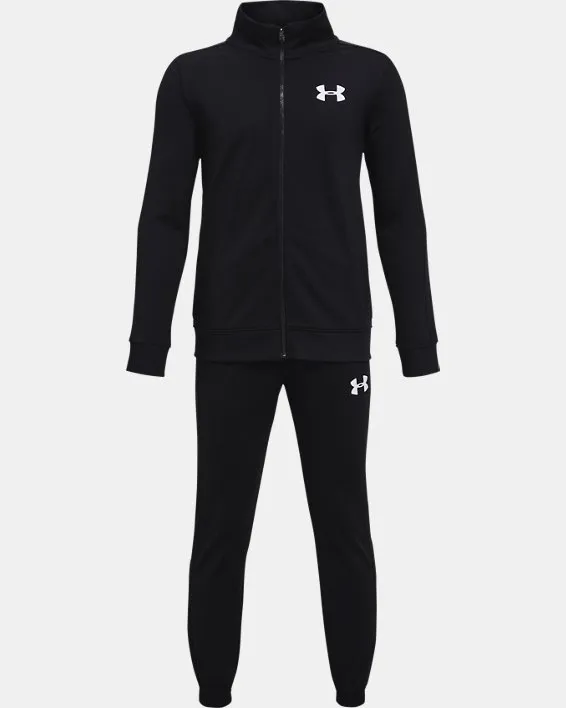UA Knit Track Suit-BLK,YSM image number 0