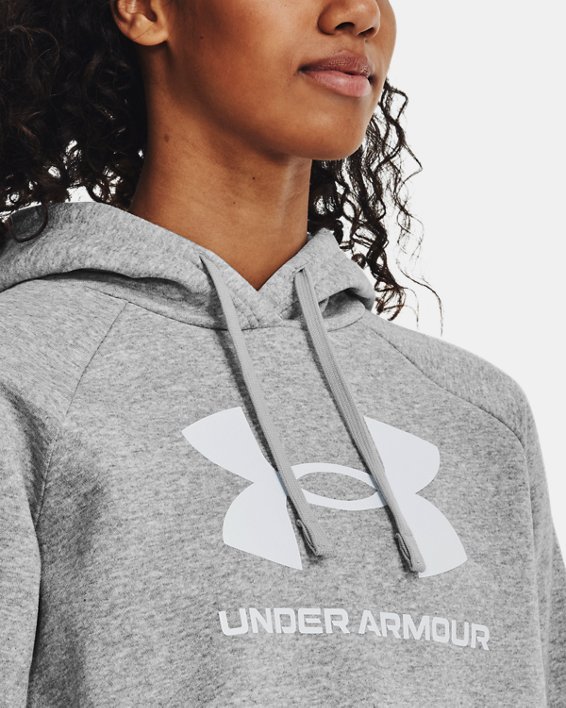 Buzo UA Rival Fleece Big Logo para Mujer image number 3