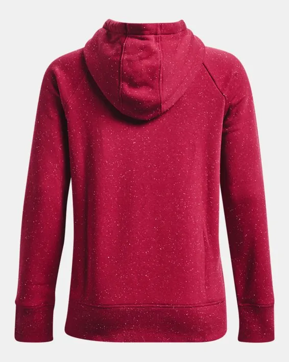 Buzo con capucha UA Rival Fleece Logo para mujer image number 5