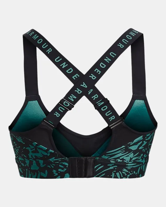 Sport Bra UA Infinity High Printed para Mujer image number 7