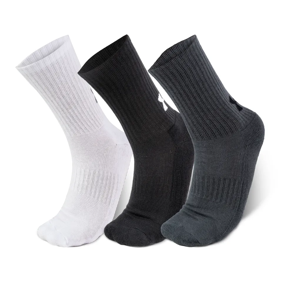 UA- CORE COTTON CREW- 3PK image number 0