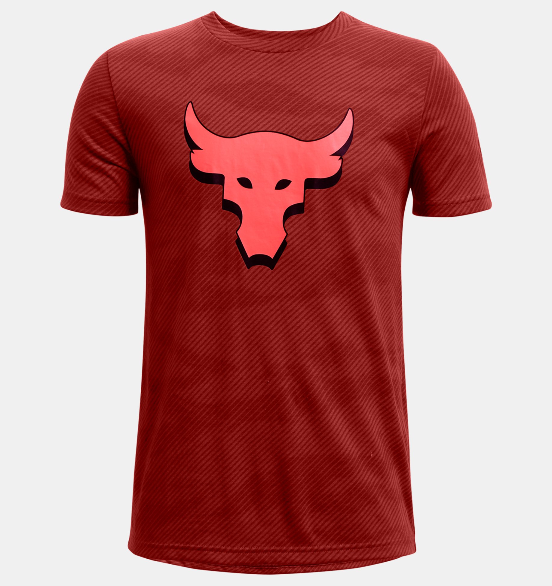 Remera UA Project Rock Camo SS para niños
