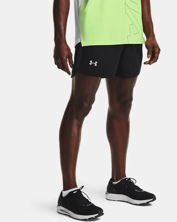 UA LAUNCH 5'' SHORT-BLK image number 0