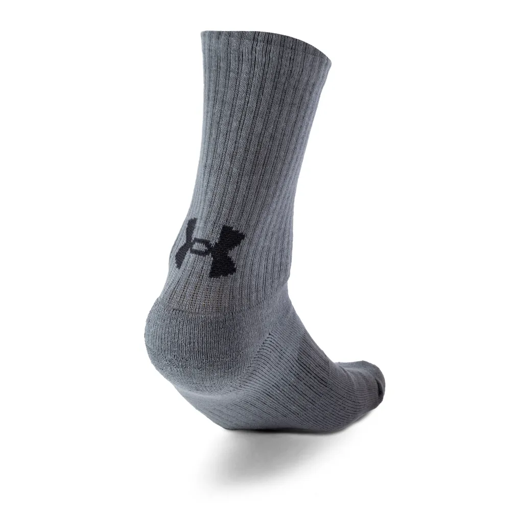 UA- CORE COTTON CREW- 3PK image number 2