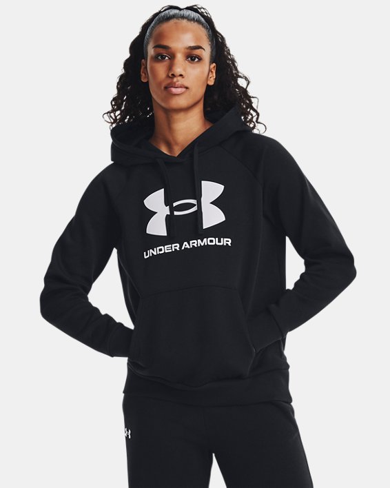 Buzo UA Rival Fleece Big Logo para Mujer