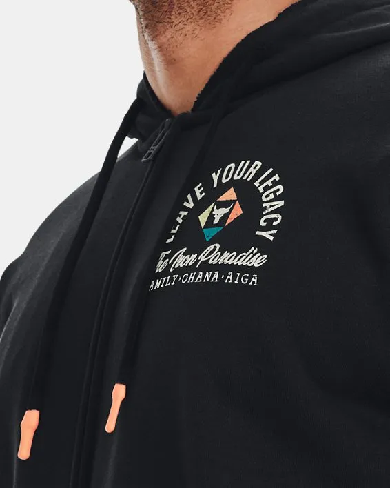 Buzo Project Rock Heavyweight Terry Full-Zip para Hombre image number 3