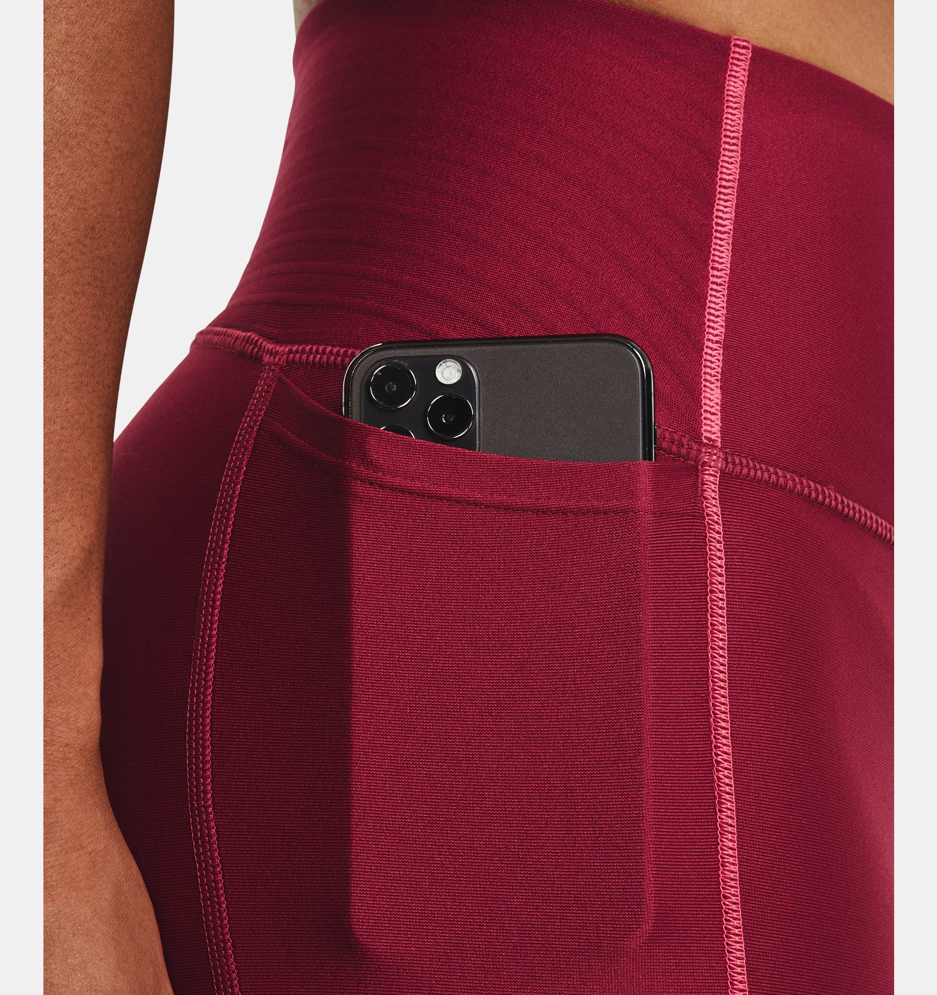 Leggings HeatGear® No-Slip Waistband Ankle para mujer image number 3